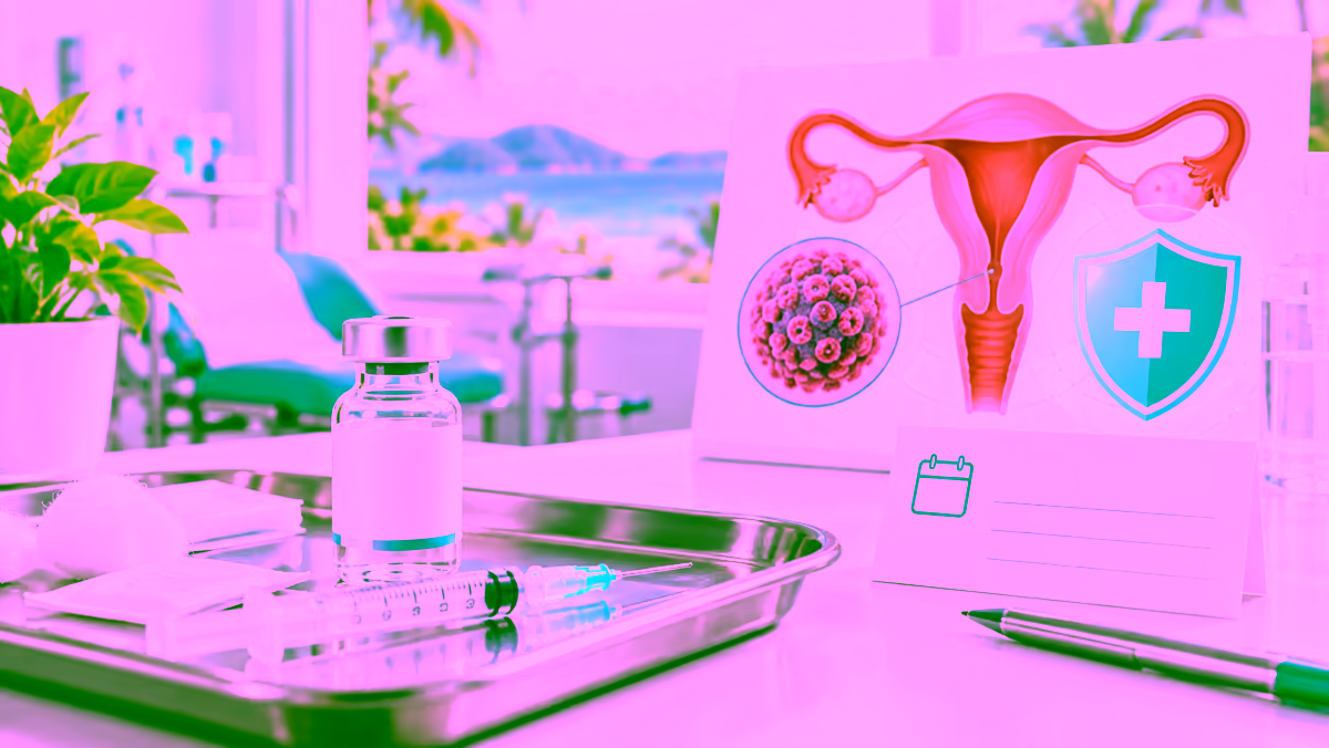 Lọ vắc xin HPV và sơ đồ phòng ngừa tổn thương cổ tử cung