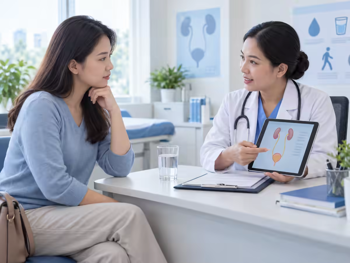 Bác sĩ tư vấn tình trạng mắc tiểu liên tục nhưng tiểu ít ở nữ