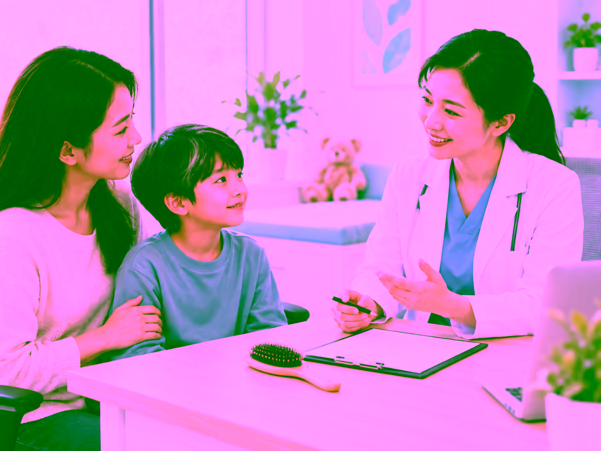 Bác sĩ da liễu nhi tư vấn tóc bạc ở trẻ em