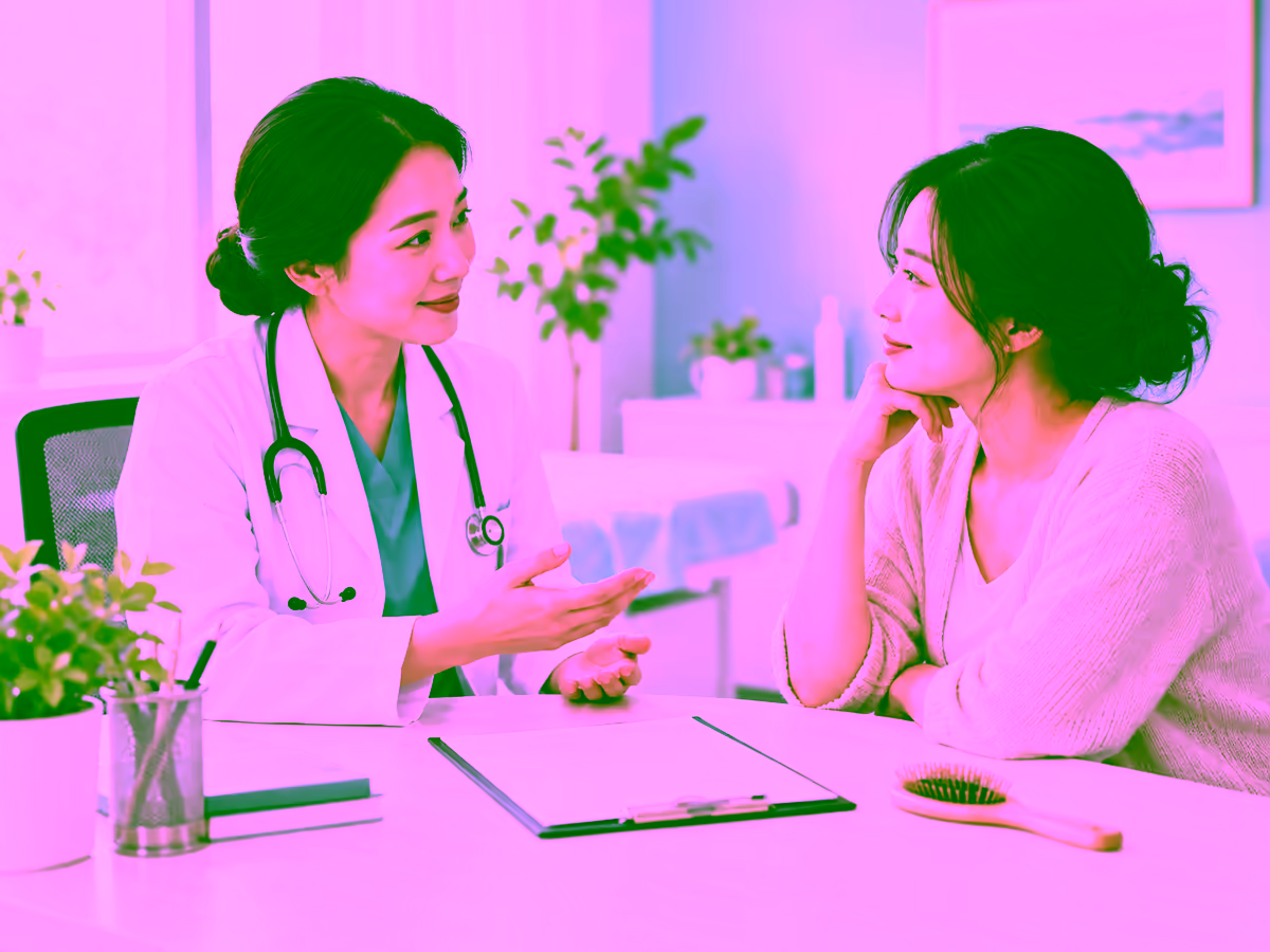 Bác sĩ da liễu tư vấn tóc bạc sau sinh