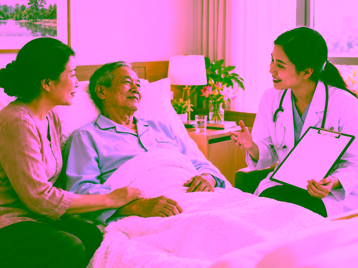 Bác sĩ đồng hành chăm sóc hỗ trợ người bệnh ung thư