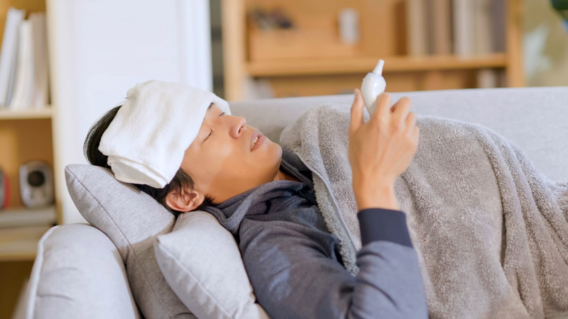 Đo nhiệt độ và theo dõi thân nhiệt khi uống thuốc hạ sốt mà không hạ