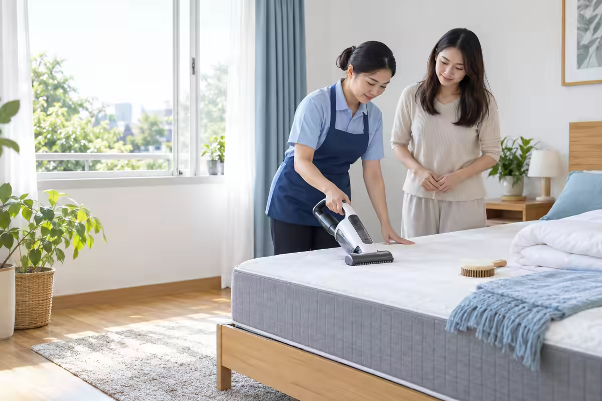 Hướng dẫn vệ sinh nệm cao su non và giảm mạt bụi, nấm mốc