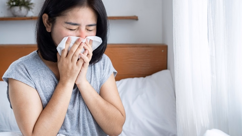 Niêm mạc mũi xoang bị sưng nề phù nề gây nghẹt mũi bí tắc khó thở