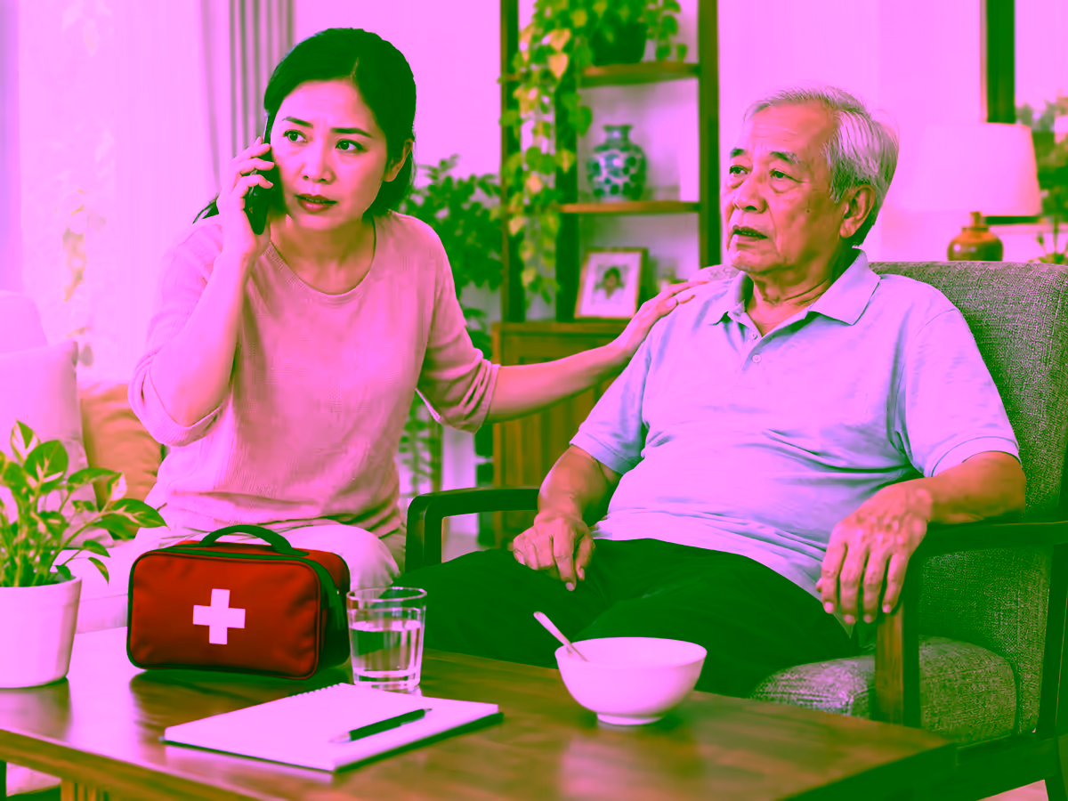 Người thân hỗ trợ xử trí khi có dấu hiệu đột quỵ