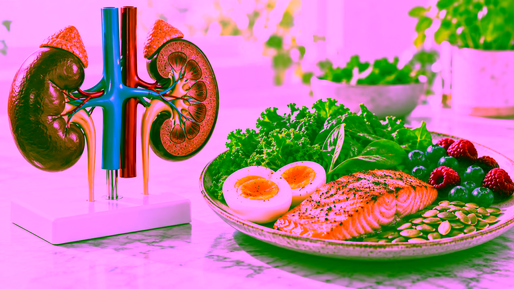 Minh hoạ thực phẩm hỗ trợ thận và sinh lý nam