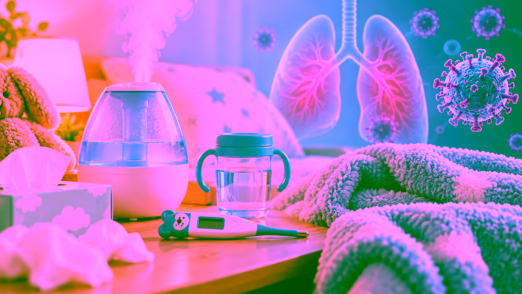Minh hoạ chăm sóc trẻ mắc RSV tại nhà