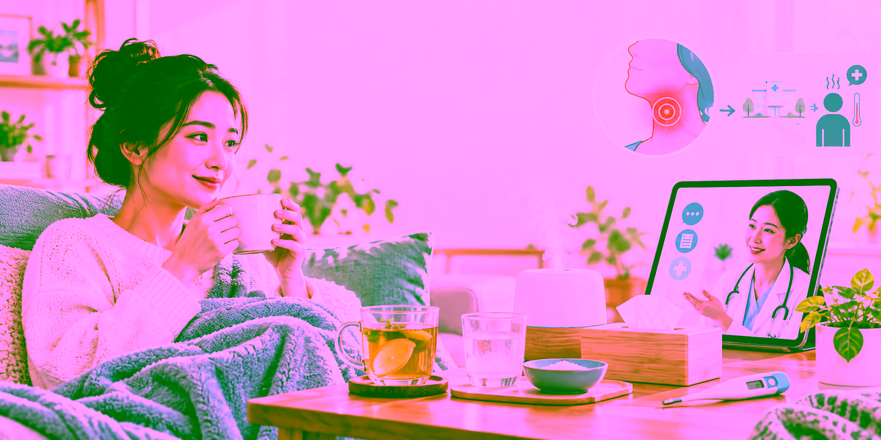 Một số phương pháp làm dịu viêm họng tại nhà an toàn và hiệu quả