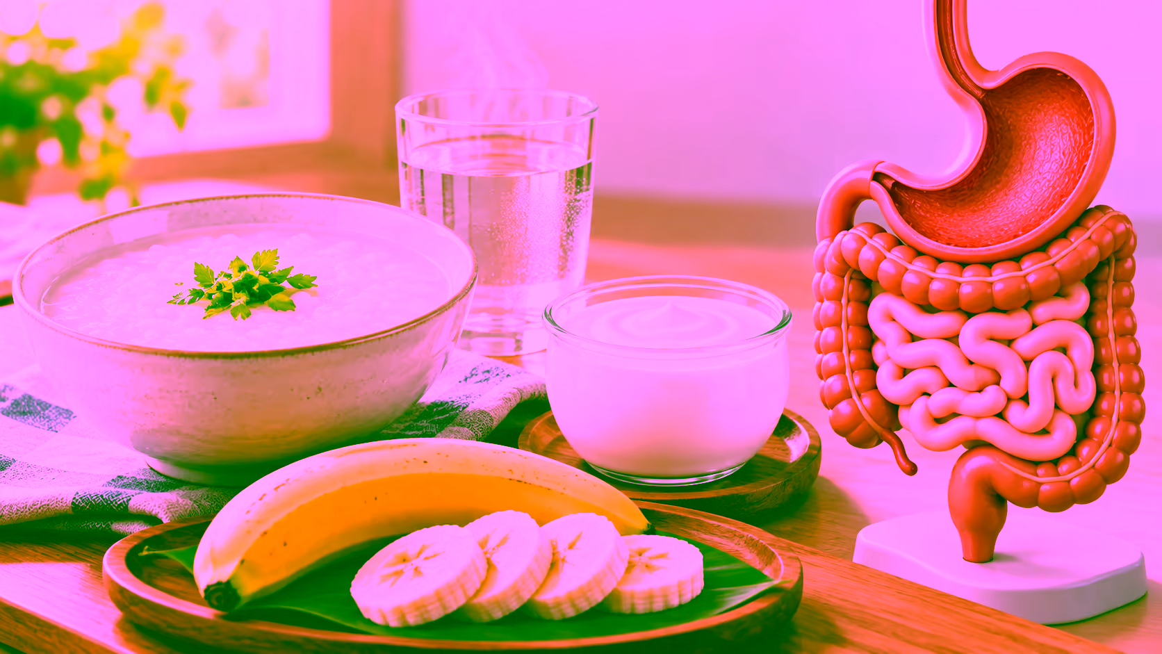 Minh hoạ chế độ ăn khi xuất huyết tiêu hóa