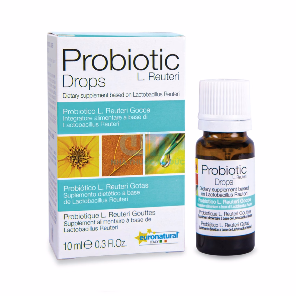 Men vi sinh Euronatural Probiotic L. Reuteri Drops chính hãng