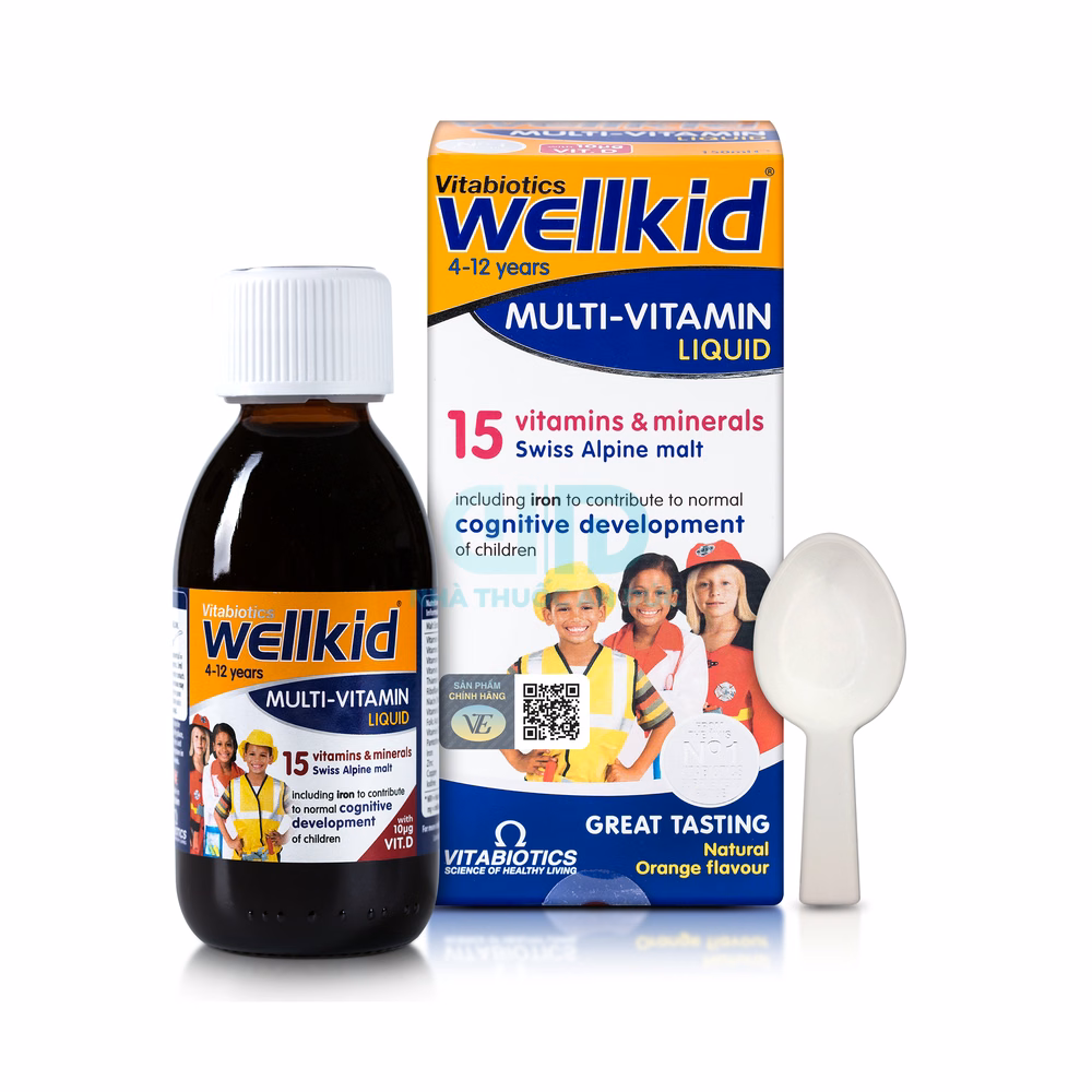Siro Vitabiotics Wellkid Multi-Vitamin - Hình 1