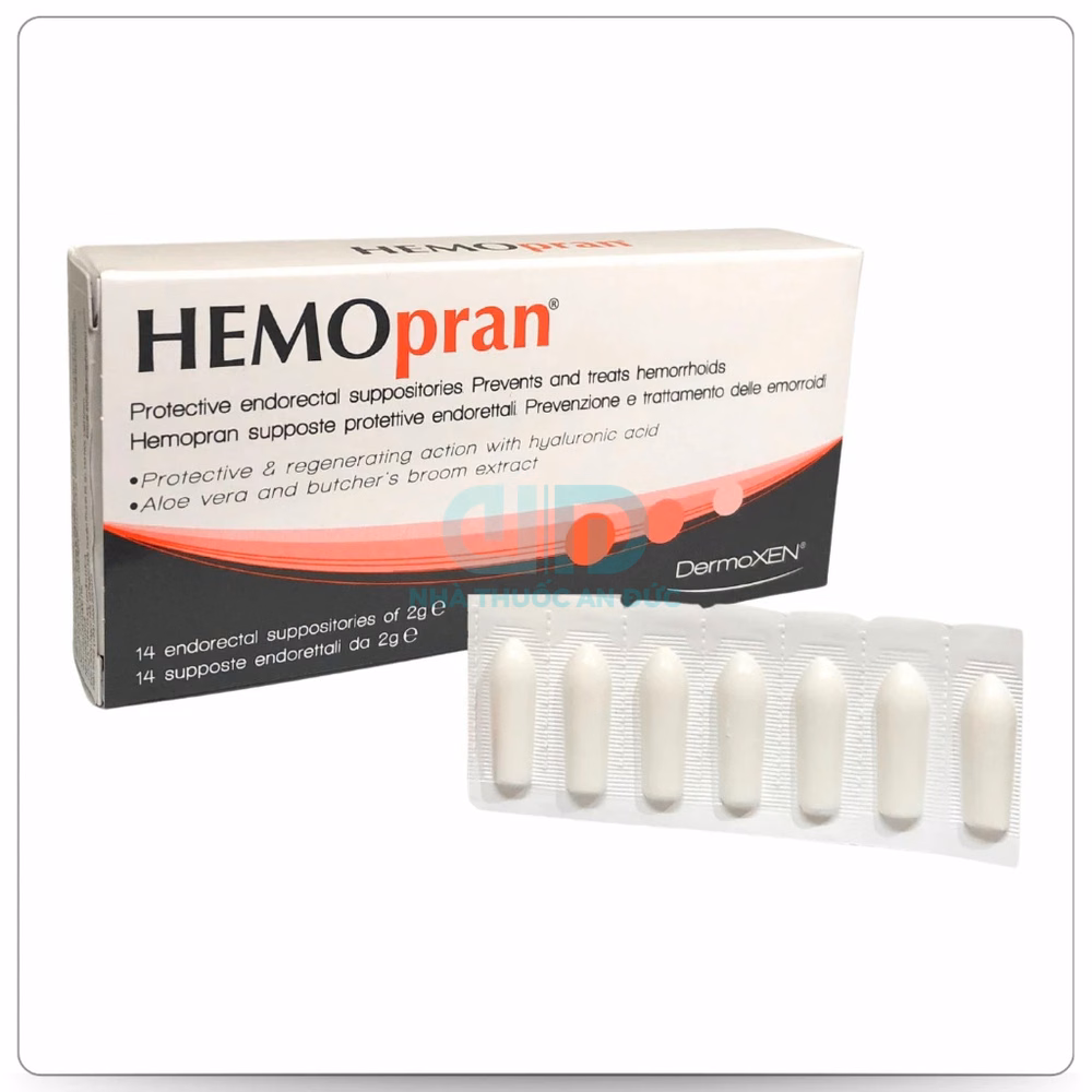 Viên đặt hậu môn Hemopran chính hãng