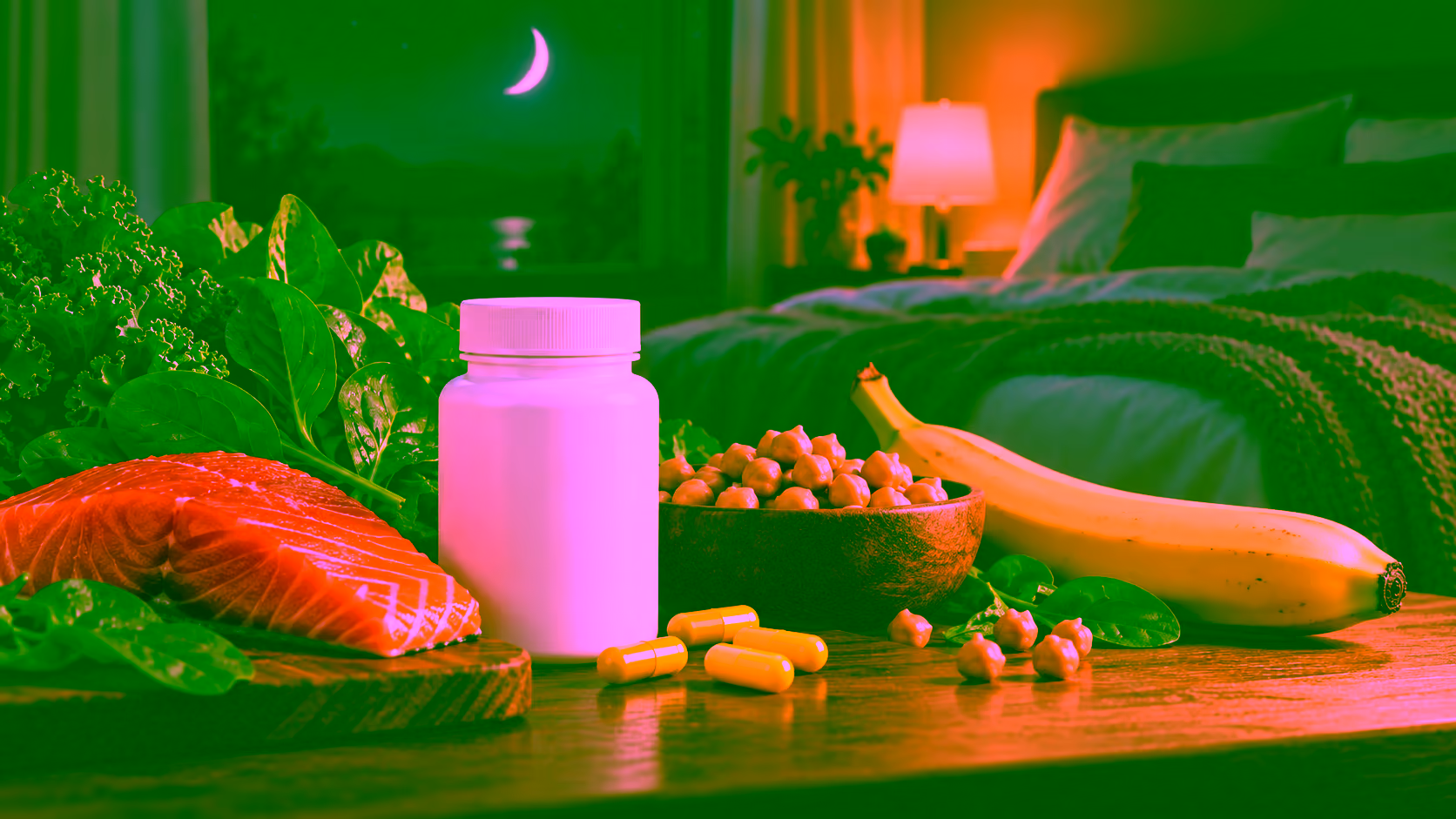 Minh hoạ vitamin B6 và giấc ngủ