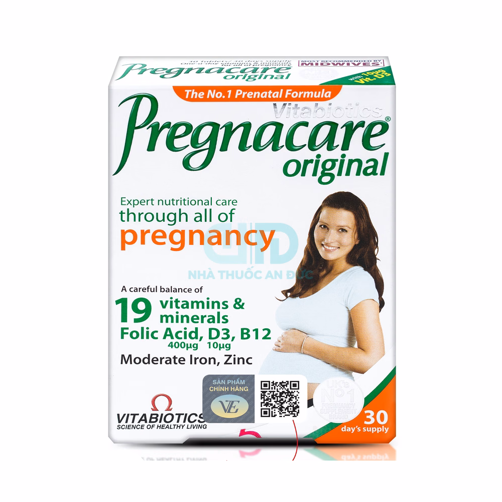 Vitamin bầu Vitabiotics Pregnacare Original - Hình 1