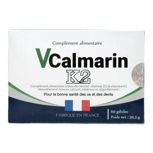 Vcalmarin K2 – Viên Uống Bổ Sung Canxi, Vitamin D3, K2 Giúp Xương Răng Chắc Khỏe, Ngăn Ngừa Loãng Xương (Hộp 60 viên – Chính hãng)
