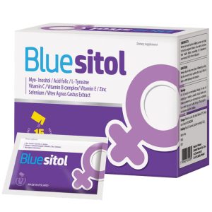 BlueSitol – Viên Uống Hỗ Trợ Buồng Trứng Đa Nang (PCOS), Điều Hòa Kinh Nguyệt & Tăng Khả Năng Thụ Thai Tự Nhiên (Hộp 30 viên)