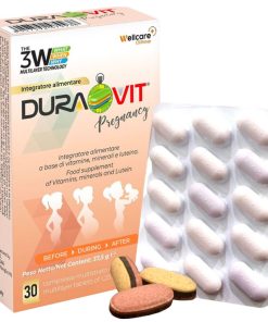 Duravit Pregnancy – Viên Uống Bổ Bầu 3 Lớp Dưỡng Chất Trọn Vẹn Thai Kỳ (Hộp 30 Viên)