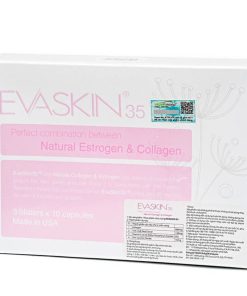 Evaskin 35 – Viên Uống Đẹp Da, Giảm Nám Sạm, Tăng Đàn Hồi & Chống Lão Hóa Từ Bên Trong (Hộp 30 viên)