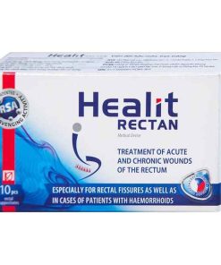 Healit Rectan – Viên Đặt Hậu Môn Trực Tràng Hỗ Trợ Giảm Trĩ, Nứt Kẽ Hậu Môn (Hộp 10 Viên)