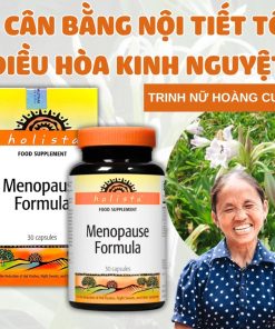Menopause Formula Holista -Cân Bằng Nội Tiết Tố, Điều Kinh, Tiền Mãn Kinh, Chống Lão Hoá, Giảm Bốc Hoả, Mất Ngủ