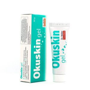 OKUSKIN Gel – Gel Bôi Làm Dịu & Lành Vết Thương, Ngăn Ngừa Sẹo, Giảm Thâm, Dưỡng Da Sau Tổn Thương (Tuýp 10g / 30g)