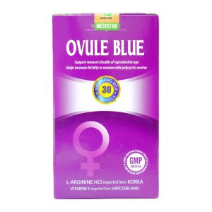 Ovule Blue – Viên Uống Bổ Trứng, Hỗ Trợ Buồng Trứng, Tăng Khả Năng Thụ Thai & Cân Bằng Nội Tiết Tố Nữ (Hộp 30 viên)