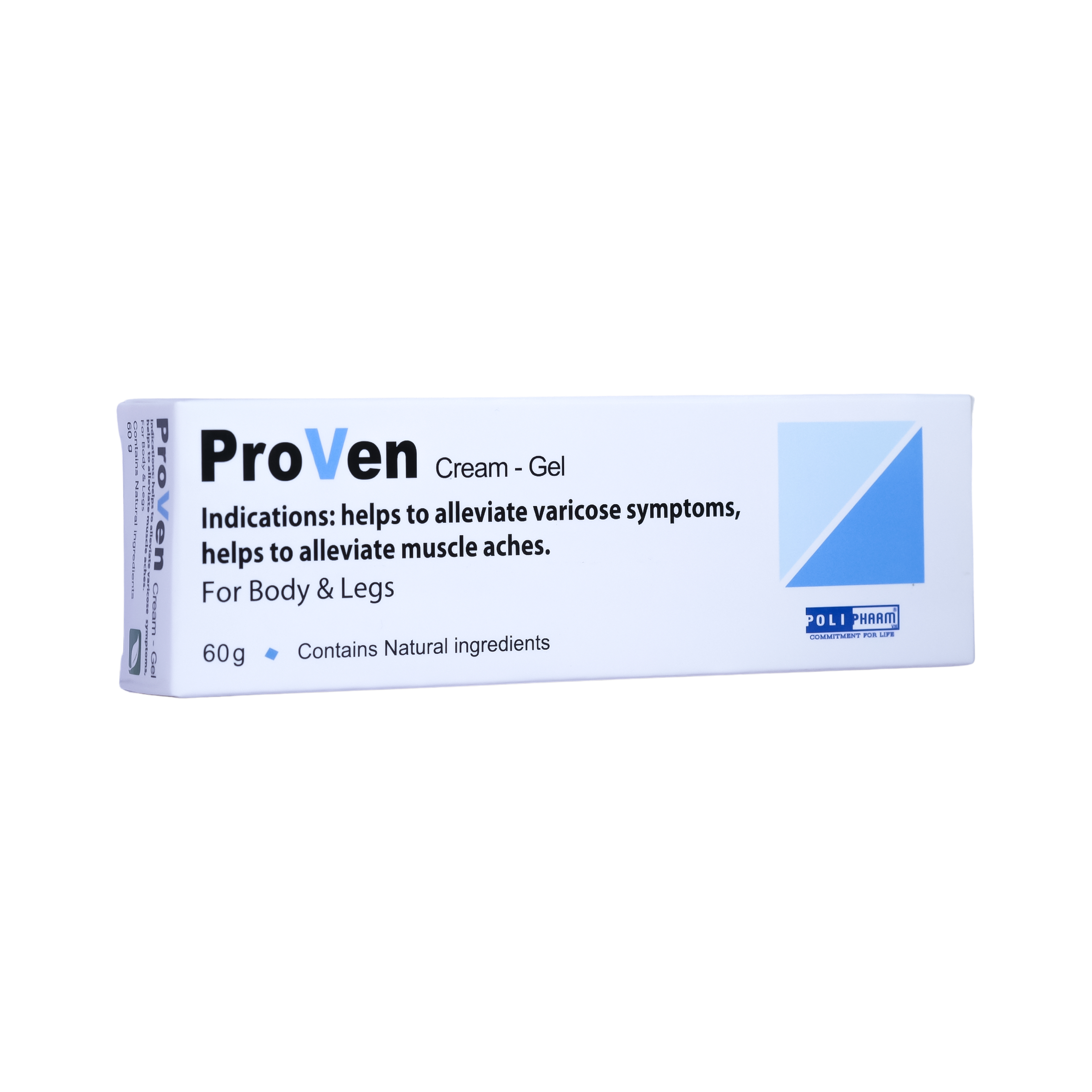 Gel Bôi Suy Giãn Tĩnh Mạch Proven Israel (Tube 60g) - Giảm Nhức Mỏi, Phù Nề Chân