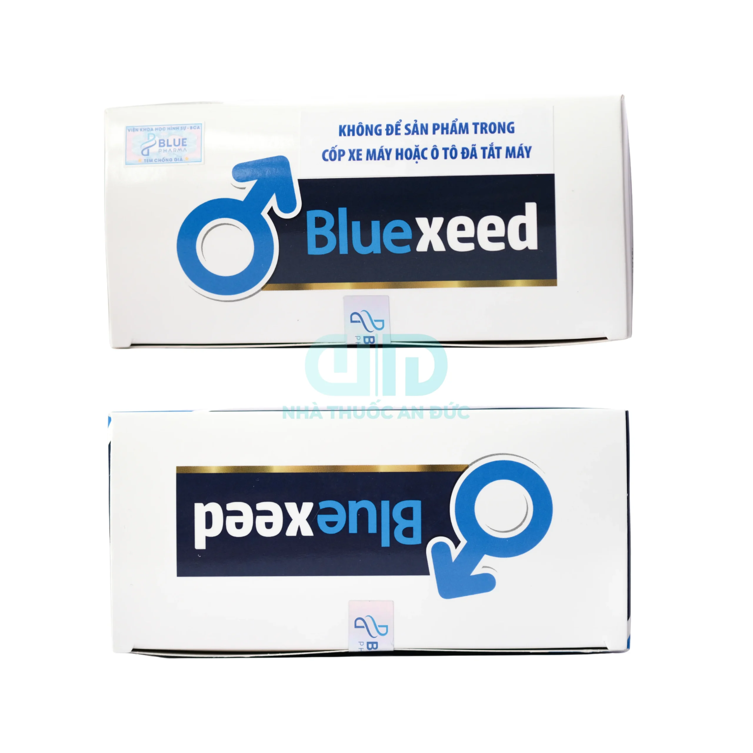 Các mặt bên của hộp Bluexeed