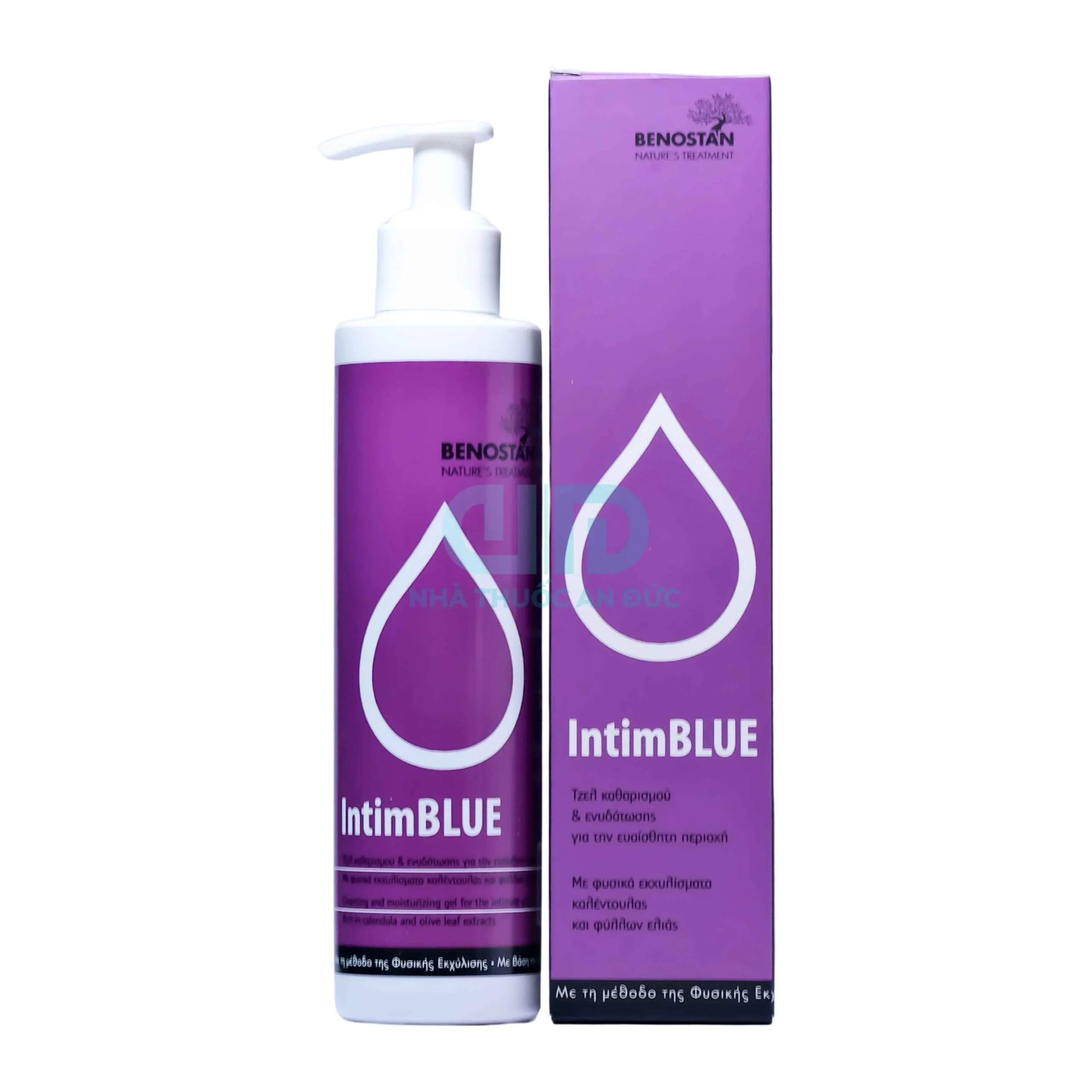 Chai dung dịch vệ sinh phụ nữ IntimBlue 200ml