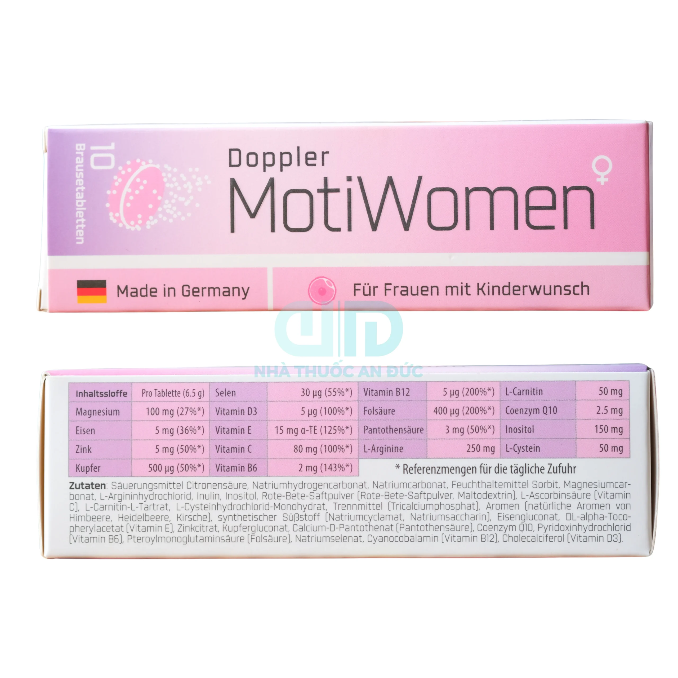 Thành phần viên sủi Doppler MotiWomen