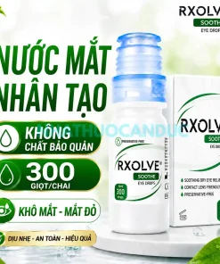 Nước mắt nhân tạo Rxolve Soothe Eye Drops 10ml không chất bảo quản