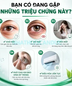 Các triệu chứng khô mắt và mỏi mắt cần sử dụng Rxolve Soothe