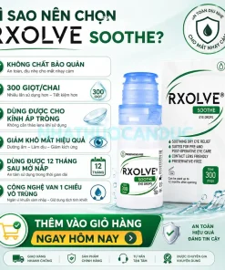 Tại sao nên chọn Rxolve Soothe để chăm sóc mắt hàng ngày