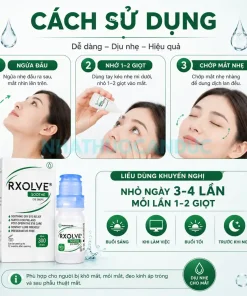 Hướng dẫn cách sử dụng nước mắt nhân tạo Rxolve Soothe