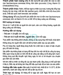 Thông tin hướng dẫn sử dụng Imunski