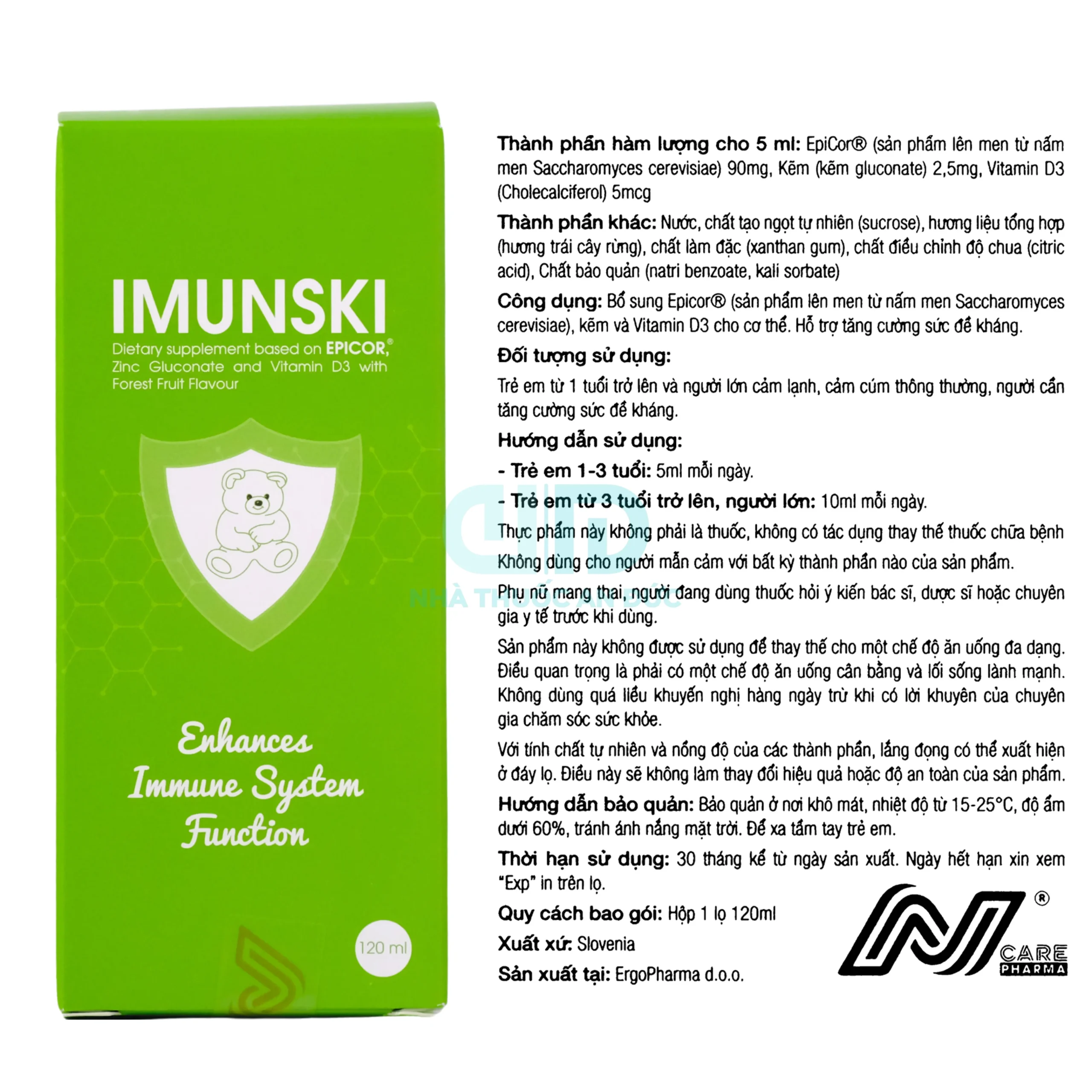 Thông tin chi tiết sản phẩm Imunski