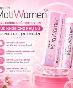 Hộp viên sủi Doppler MotiWomen hỗ trợ sinh sản nữ
