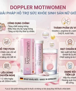 Thông tin công dụng viên sủi Doppler MotiWomen