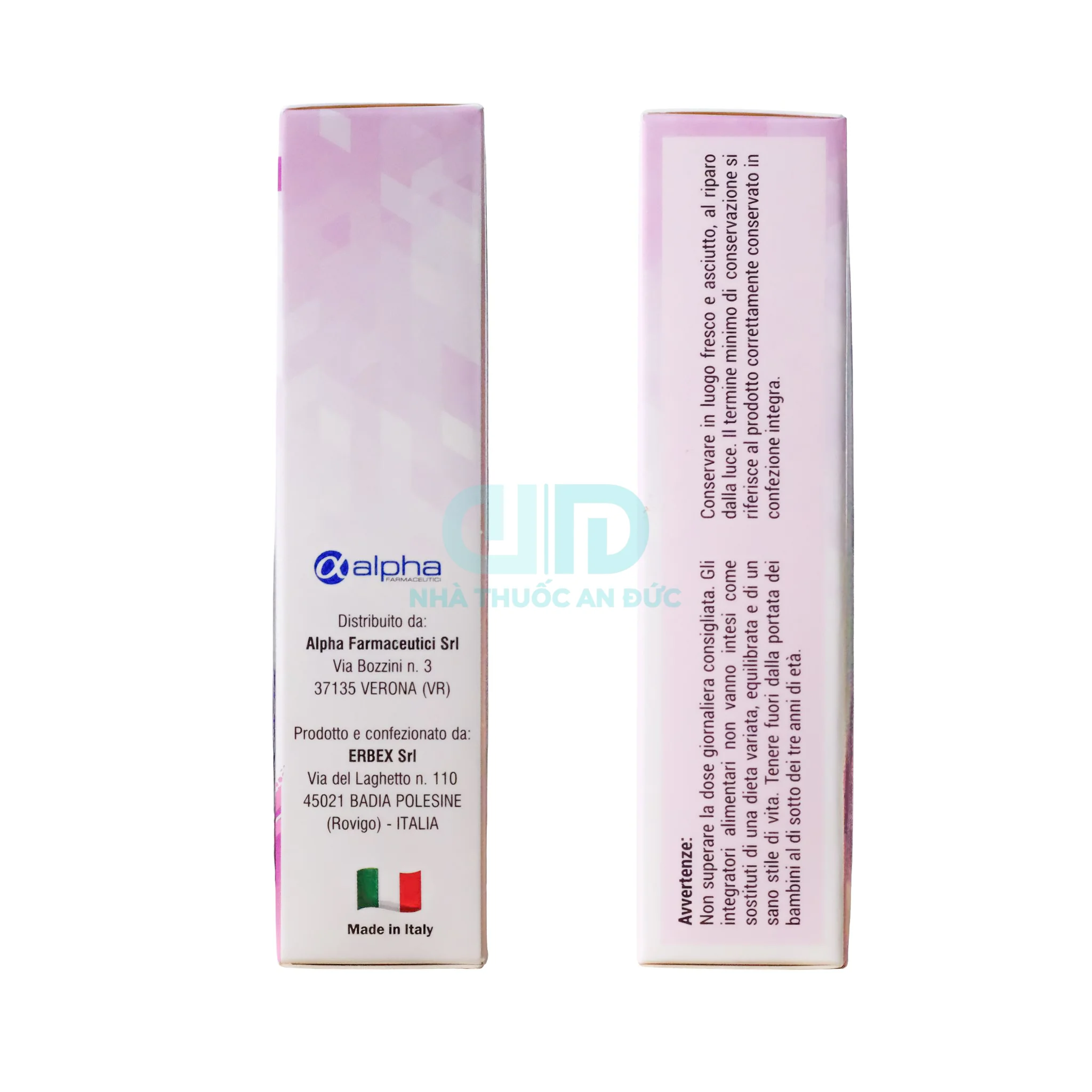 Thông tin hướng dẫn sử dụng trên bao bì V-Platinum